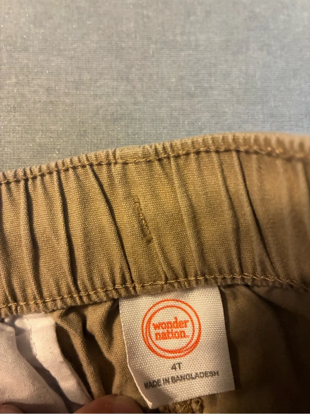 wonder nation Khaki Elastic Waist Pull-On Pants - Picture 3 of 3